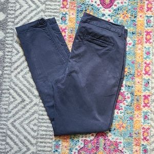 12L navy blue skinny khakis
